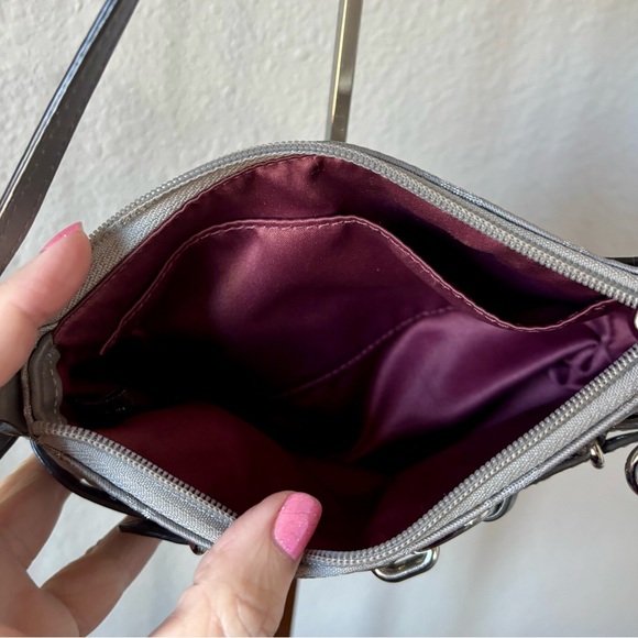 Coach Signature Wristlet with Silver Hardware - Picture 3 of 4